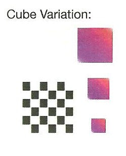 pochoir cube variation stencil