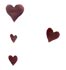 Pochoir '' Heart Size ', Stencil