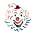 Pochoir''Clown 1 '' Stencil