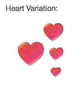 Pochoir Heart Variation