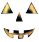Pochoir '' Pumpkin Mask'' Stencil