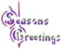 Pochoir '' Seasons Greetings" Stencil